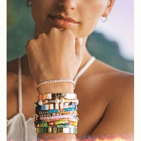 Chicklet Elastic Bracelet nib - Picture 6 of 10